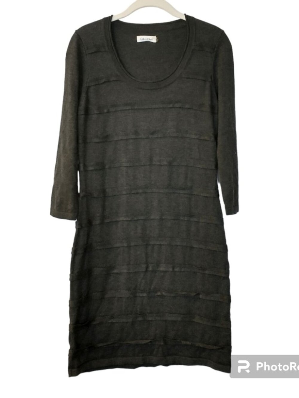 Women's Calvin Klein Dark Gray Sweater Dress Size Medium